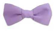 Boy's Lavender Solid Satin Pre-Tied Bowtie for Schools - Weddings- NWT