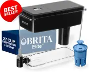 Ultramax 27-Cup Water Dispenser, BPA-Free, Includes 1 Elite Filter
