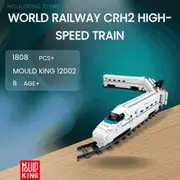 MOULD KING 12002 World Railway CRH2 High-speed Train with 1808 Pieces