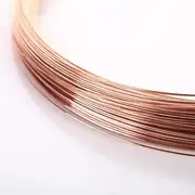 5M/2M/1M Diameter 0.2/0.3/0.4/0.5/0.6/0.8/1/1.2/1.5/1.8/2/2.5/3/4/5 mm Copper line T2 Copper Red Copper Line Bare Wire 99.90% (Color : OD 0.3mm 5meter)