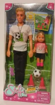 ⚡Simba Steffi LOVE - Soccer Training Doll Playset, 5 Pieces