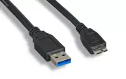 RiteAV USB 3.0 A Male to Micro B Male Cable 6ft 2 Pack