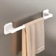 Self-adhesive Towel Bar No Drilling Bathroom Shelves New Bathroom Organizer Household white 40cm