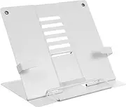 Uonlytech Adjustable Textbook Stand for Reading Ergonomic Book Holder with Angles Space Saving Design for Cookbooks Laptops and More Stylish and Practical Book Accessories