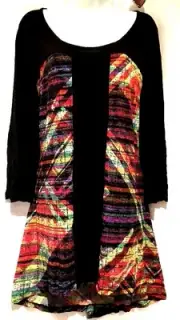 plus sz S/ 16-18 TS TAKING SHAPE Worlds Apart Tunic Top Soft Draping NWT!