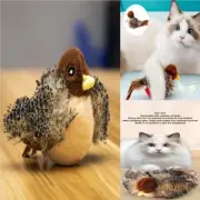 Simulated Chirping Bird Cat Toy Interactive Chirping Flying Bird Pet Toy For Cat