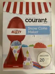 Snow Cone Maker Machine, Red CSM2081 Courant Blizzy - NEW