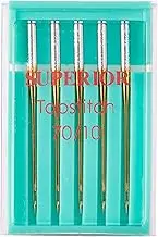 Superior Threads 1327010 5 Count Topstitch Machine Needle, 70/10"