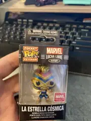 Funko Pocket Pop! Lucha Libre La Estrella Cosmica Collector Corps Captain Marvel