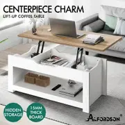 ALFORDSON Coffee Table Lift Up Top Laptop Desk Wood