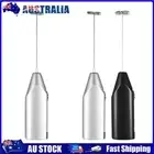 AU Handheld Coffee Blender Frother with Stainless Steel Whisk Electric Foam Make