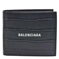 在飛比找momo購物網優惠-【Balenciaga 巴黎世家】經典品牌字母LOGO鱷魚壓