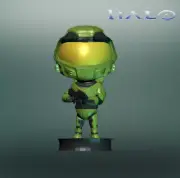 UNPAINTED Master Chief - Halo Chibi Style 3D Printed Mini Figure BH