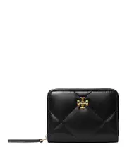 Tory Burch Small Kira Diamond Quilt Zip Around Wallet