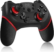 ASTARRY Wireless Pro Controller Compatible with Switch Lite/Switch OLED (Red)