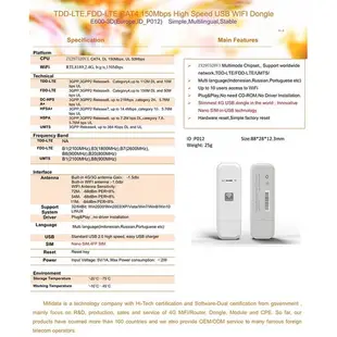 E3372-607 4G LTE SIM卡Wifi分享器 USB無線行動網卡路由器 E600