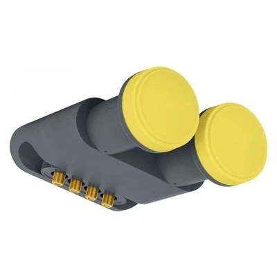 LNB Iddigital LNB249 Illuminateur Dual Feed Grey/Yellow
