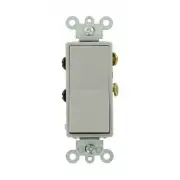 Cooper Wiring Devices 7504LA 4-Way Rocker Light Switch With Ground Almond FS