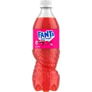 Fanta Raspberry Zero Sugar Soft Drink Bottle 600ml