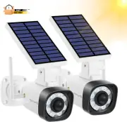 Solar Battery Powered Metal Fake Security Camera, Dummy Cameras, Motion