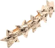 [Ipetboom] Star Shaped Hair Clip Ornaments Wedding Bridal Hair Clamps Secure Spring Clip for Half-up Style