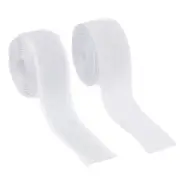 Sew on Hook and Loop Tape, 1 Inch Nylon Fastener Strips 1 Yards (White)