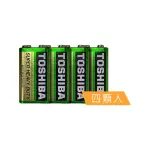 【TOSHIBA 東芝】環保碳鋅電池 9V專用電池 6F22UG-4入(原廠公司貨)