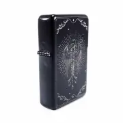BRAND NEW - DESIGNED BRUSHED STYLED CIGARETTE PETROL LIGHTER - Card Pheonix