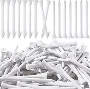 Mudder 2000 Pcs Bamboo Golf Tees Bulk Professional Golf Tees Tall Less Friction Golf Tees for Club Men Women Kids Accessories