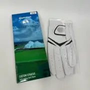New TaylorMade Men's Pebble Beach Custom Stratus Golf Golve White LEATHER LH XL