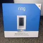 New Ring Stick Up 8SW1S9-WEN0 Indoor/Outdoor Wired 1080p Security Camera - White