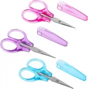 3Pcs Small Craft Scissors 3.5"Tiny Travel Scissor All Purpose Sharp Craft Sci...