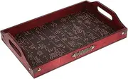 Hoement Decorative Serving Tray Vintage Food Storage Plate for Fruits Snacks and Desserts for Home Parties and Restaurants