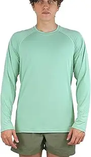 [NIXY] Men's Long Sleeve Shirt Rash Guard - UPF50+ Sun Protection, Quick Dry, Super Light and Soft…