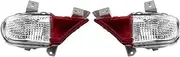 Clynex Car Rear Bumper Rear Fog Light, for Pajero Sport 2008 Warning Lights Rear Bumper Lamp Parking Lamp Turn Signal Corner Lights Car Rear Brake Light