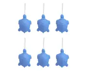 6x LVD Ceramic Hanging Turtle Home/Office Durable Display Decor 8x5cm Marine