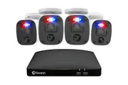 Swann Home 8 Channel 2K DVR 4x Camera Security System with Mic and 256GB SD Card - SWDVK-8468542