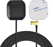 [Bingfu] Car GPS Antenna SMA Male Right Angle Waterproof Active GPS Navigation Antenna for Car Stereo Radio Head Unit GPS Navigation System Modem Vehicle Real Time Monitor Security Camera IoT Router