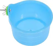 LIGHTAOTAO Parakeet Bathing Tub Accessory Durable Plastic Bird Shower Box for Cage Practical and Easy to Clean Parrot Bath Holder for Parakeets and Small Birds Color