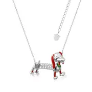 Couture Kingdom - Disney - Toy Story Slinky Dog Necklace White Gold