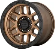 18" KMC KM544 MESA Matte Bronze Black Lip 18x9 5x150 Wheel 25mm For Toyota Rim (for: Toyota)