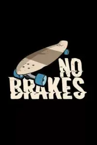 在飛比找博客來優惠-No brakes: 6x9 Longboard - bla