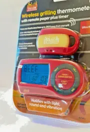 Taylor Weekend Warrior Wireless Grilling Thermometer W/Remote Pager-Timer-NEW!
