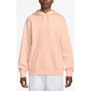 Nike Sportswear Club Hoodie in Washed Coral/White at Nordstrom, Size Large