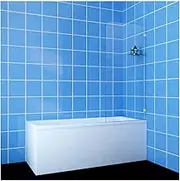 Frameless Over Bath Shower Screen Fixed Panel,10mm Glass,900x1450mm