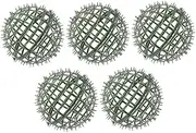 GAROZATION 5pcs Flower Arrangement Decorative Flower Ball Frame Grass Ball Ornament Rack Topiary Frames Planter Rack Grass Ball Rack Greenery Balls Atrificial Grass Ball Artificial Grass Ball