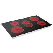 GASLAND CH90BF 90cm Ceramic Hob - New Slider Control & Keep-Warm Mode - 5-Zone 8500W - Scratch-Resistant Glass - Aussie Safety Certified