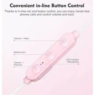 日本Boltune磁吸藍芽耳機運動耳機防汗防水抗噪耳機粉無線耳機ipx7