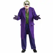 Joker Deluxe Supervillain Batman The Dark Knight Dress Up Mens Costume
