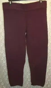 UGG X-Large Warm Fluffy Knit Sleep/Lounge Pants Valentene Port/Purple NWT $88
